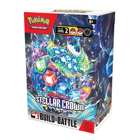 Pokemon TCG Scarlet & Violet - Stellar Crown - Build & Battle Box ( ESPAÑOL )