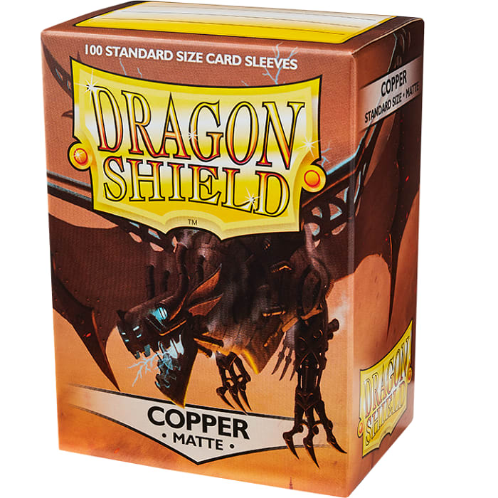 Protectores Dragon Shield: Matte Standard - Cobre