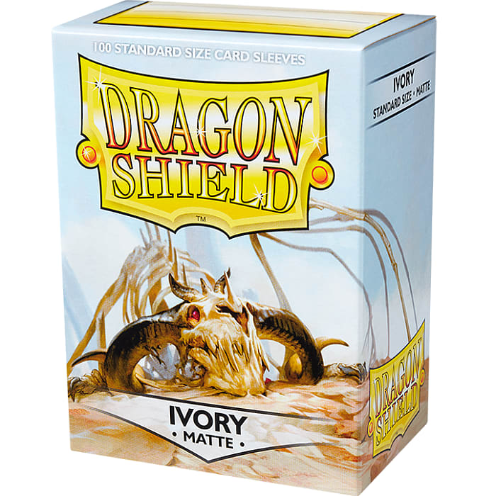 Protectores Dragon Shield: Matte Standard - Ivory