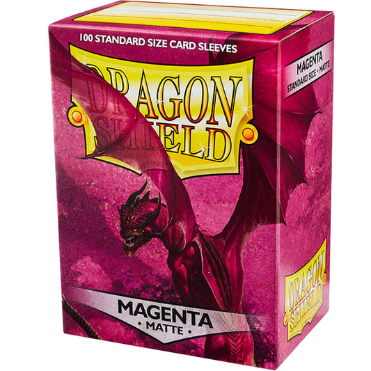 Protectores Dragon Shield: Matte Standard - Magenta