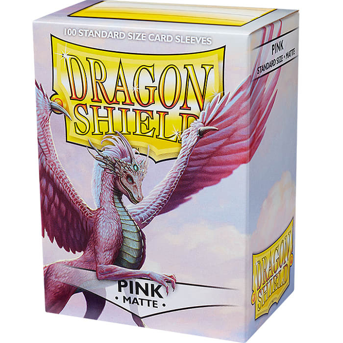 Protectores Dragon Shield: Matte Standard - Rosado