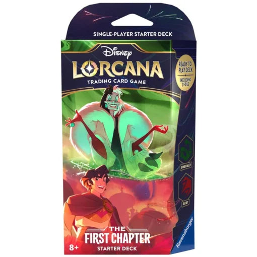 Disney Lorcana: The First Chapter Starter Deck Emerald & Ruby